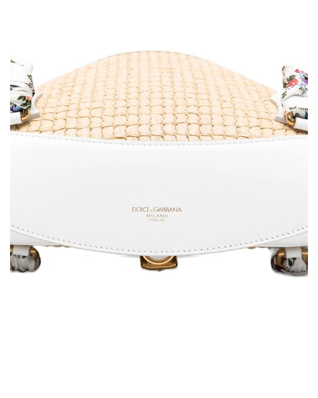 Dolce & Gabbana White Dolce & Gabbana Capri Coffa Bag