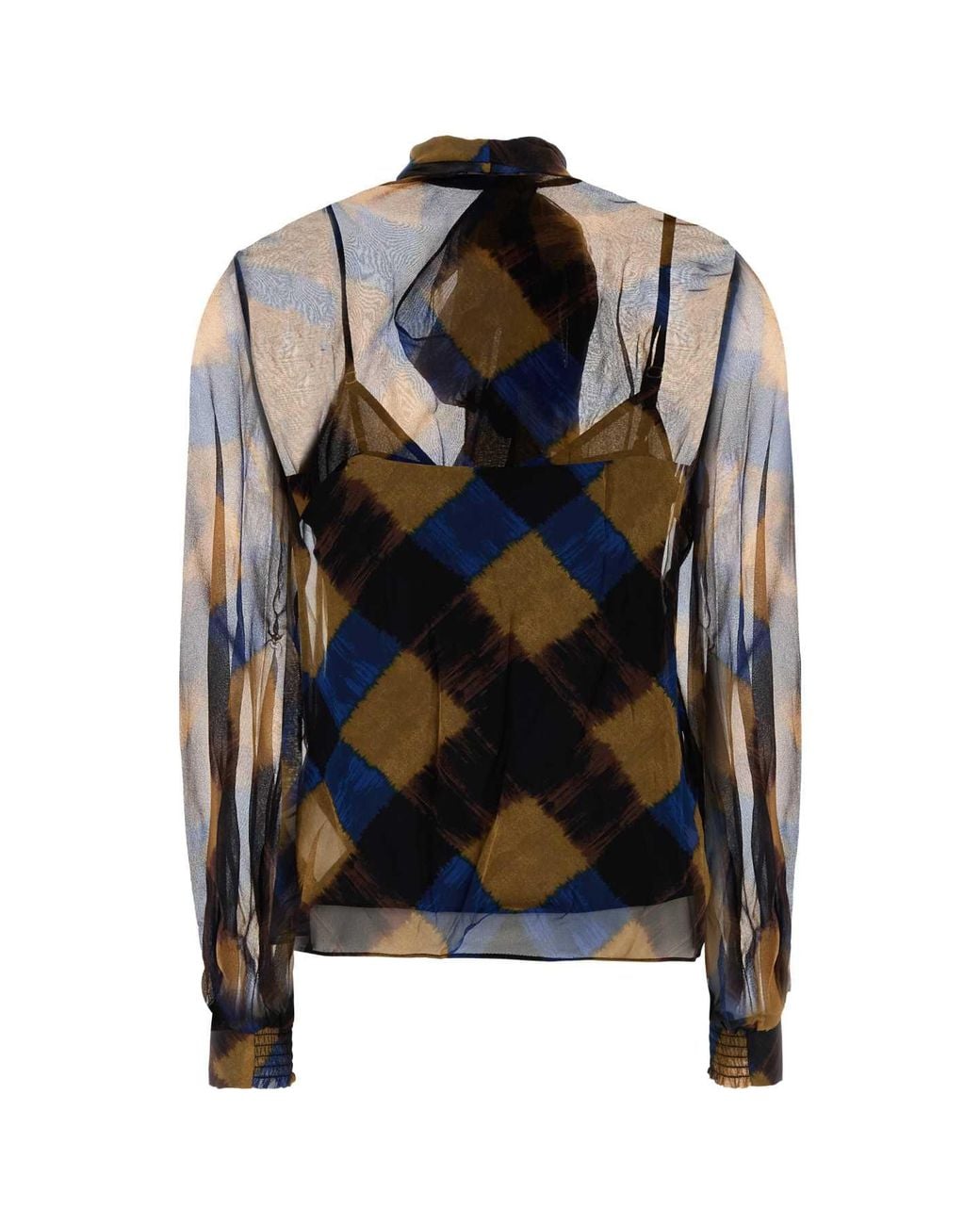 Diane von Furstenberg Black Silk Garcelle Shirt