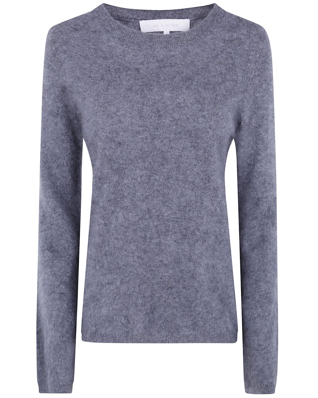 ABSOLUT CASHMERE Blue "Cali" Round Neck Sweater