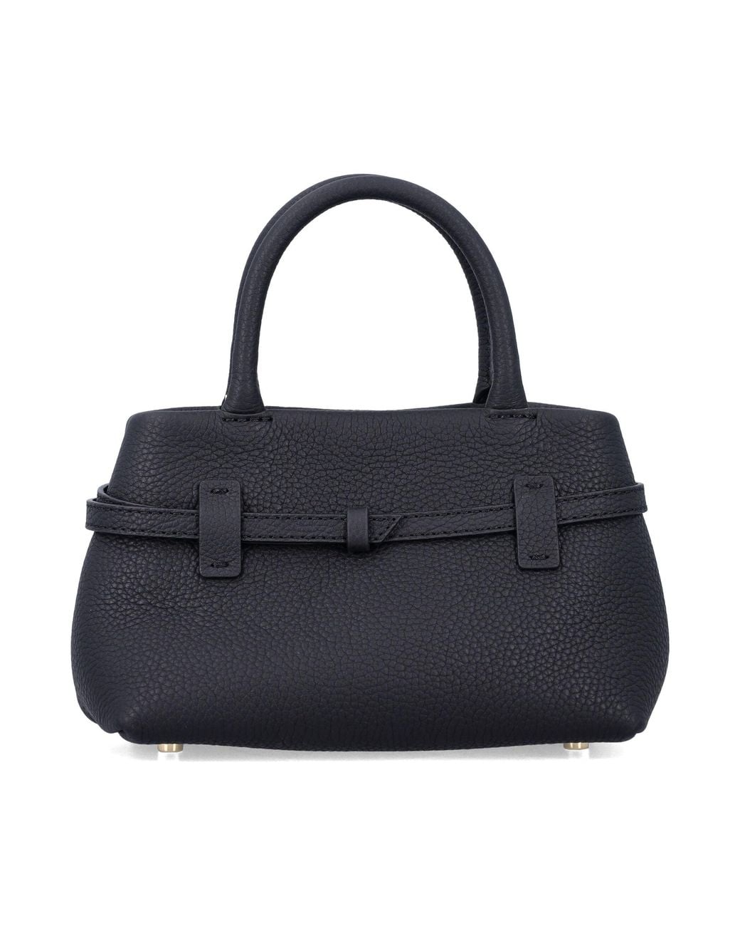 MANU Atelier Black Le Cambon 20 Leather Bag Calf Shoulder