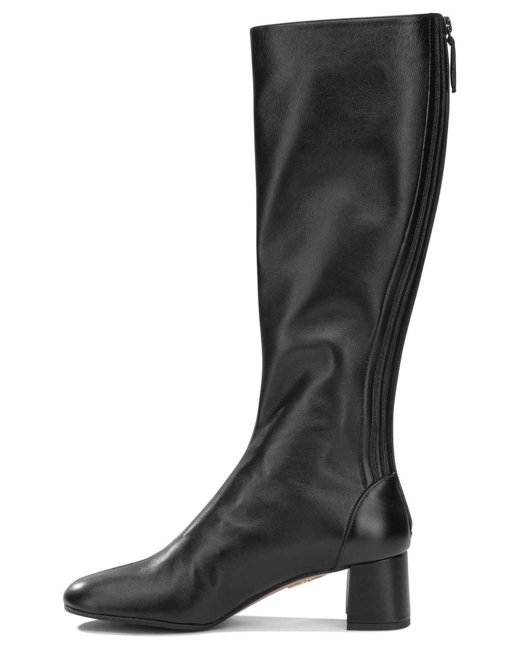 Aquazzura Black "Saint Honore 50Mm" Knee-High Boots
