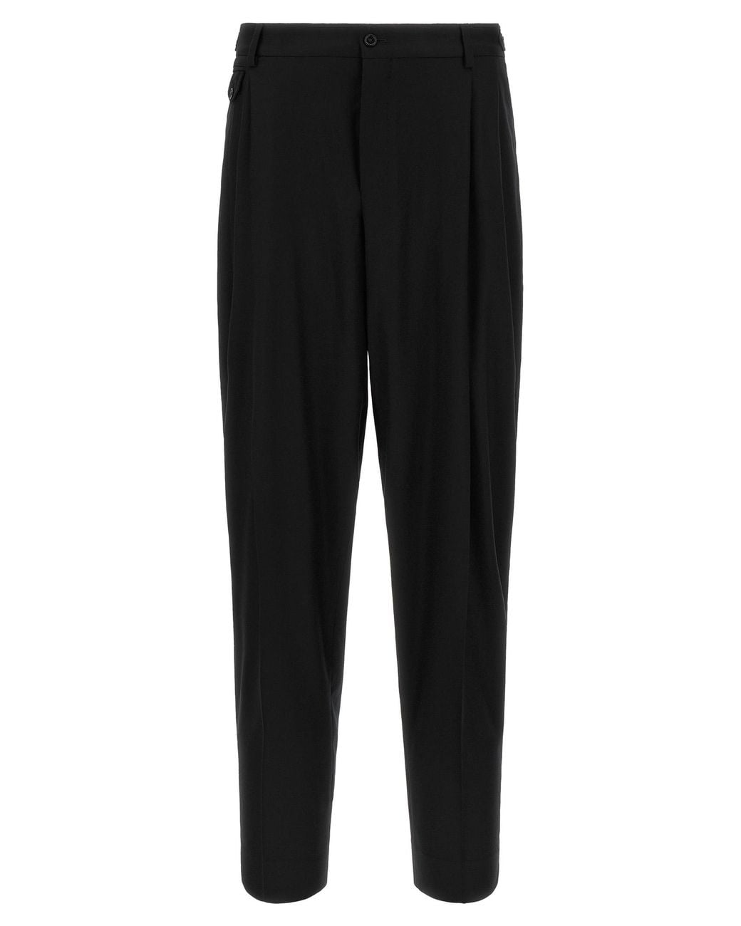 Dolce & Gabbana Black Dolce&Gabbana Flannel Pants for men