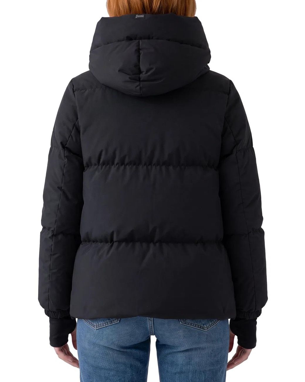 Herno Black Windstopper 2-Layer Puffer Jacket