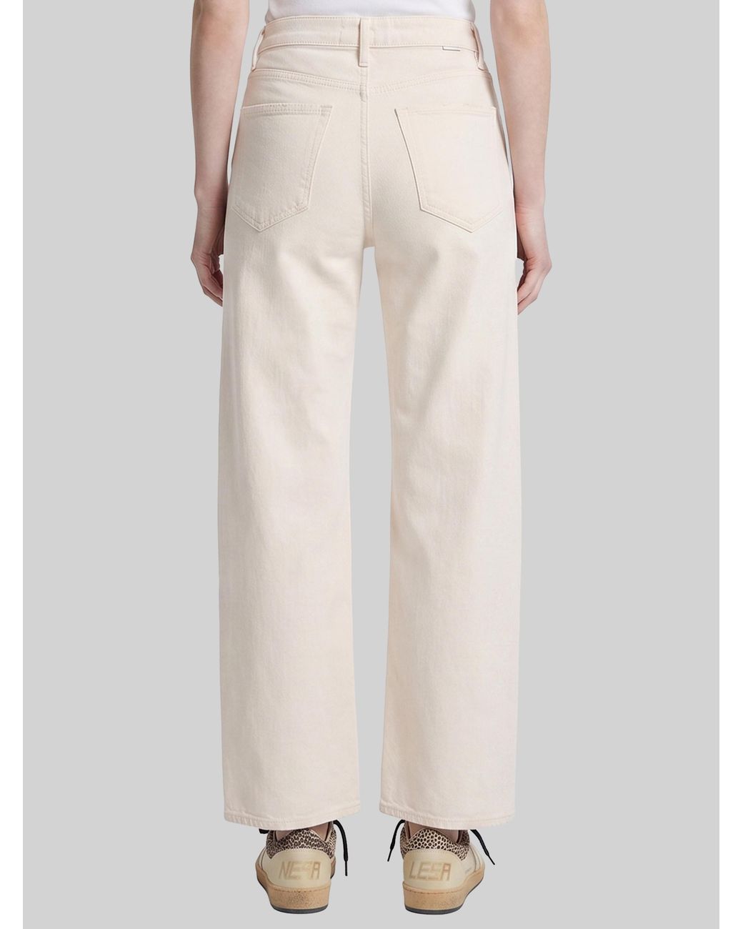 Mother White The Half-Pipe Jeans