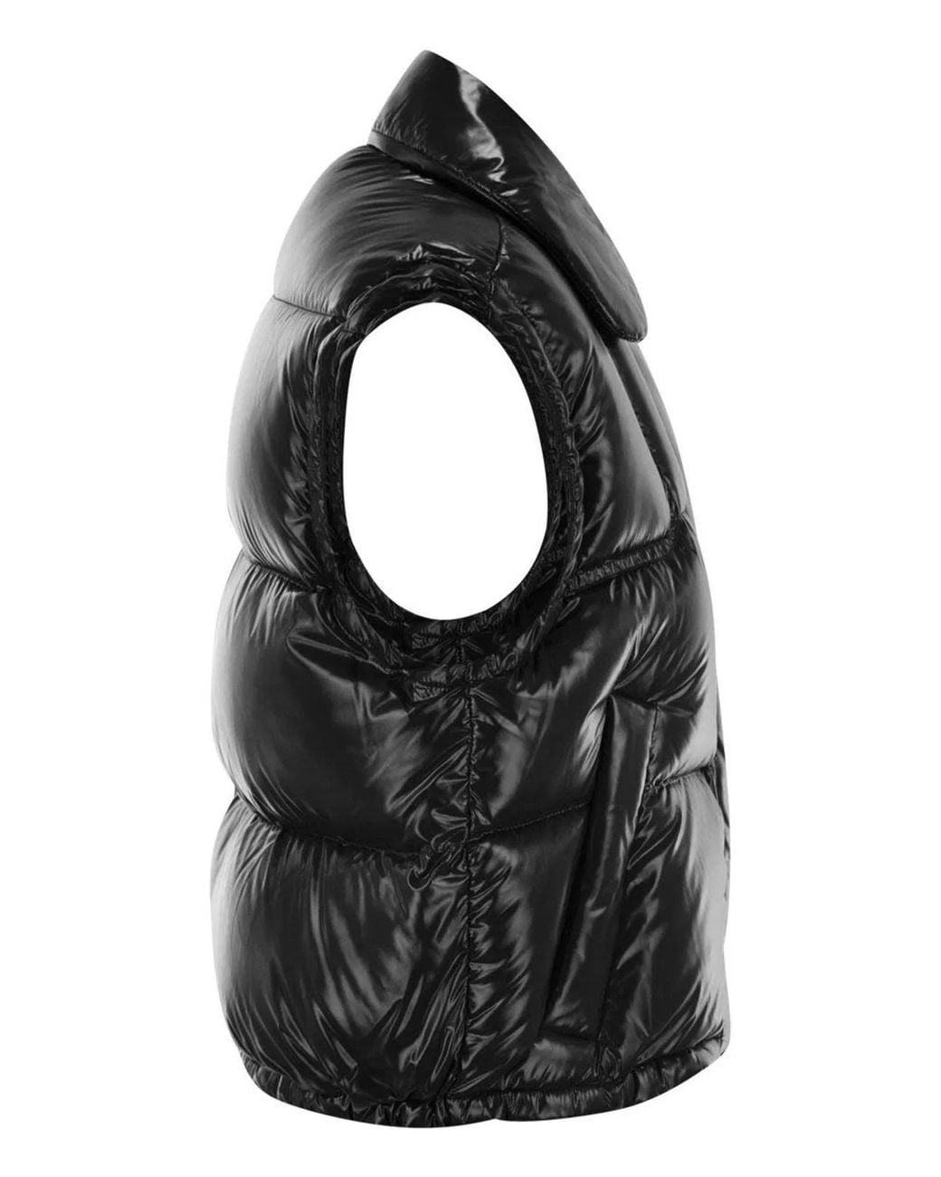 Fay Black 3-Hook Down Waistcoat