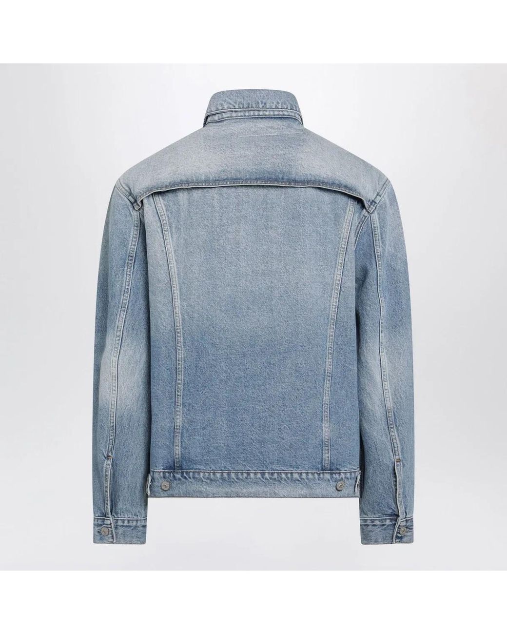 MM6 by Maison Margiela Blue Light Denim Jacket for men
