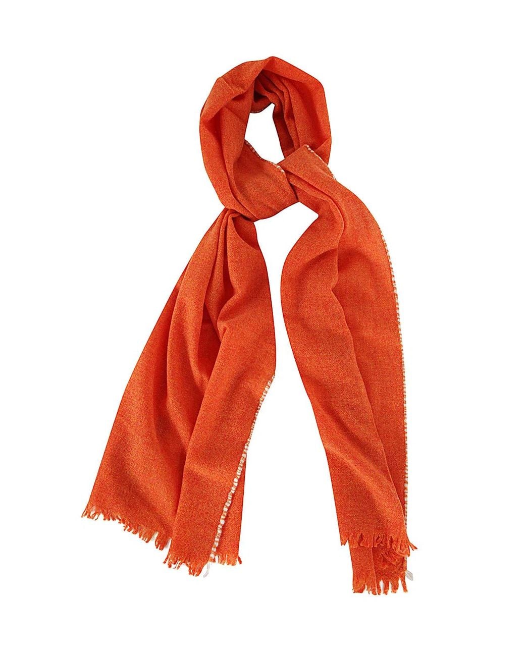 Oats & Rice Orange Oats & Rice Weaver Cashmere Scarf