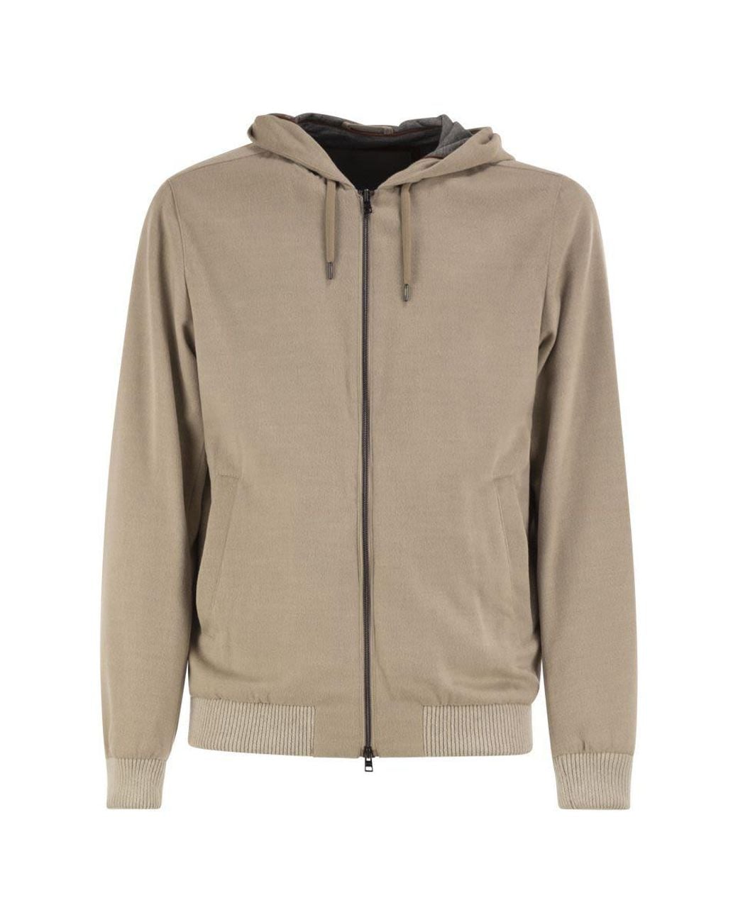 Herno Natural Lightweight Hooded Jacket for men