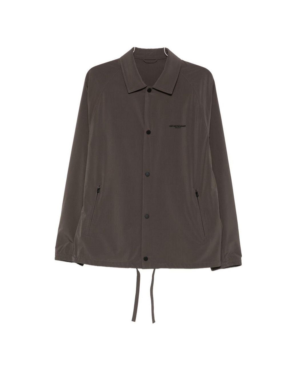 Emporio Armani Brown Coats Polyester for men