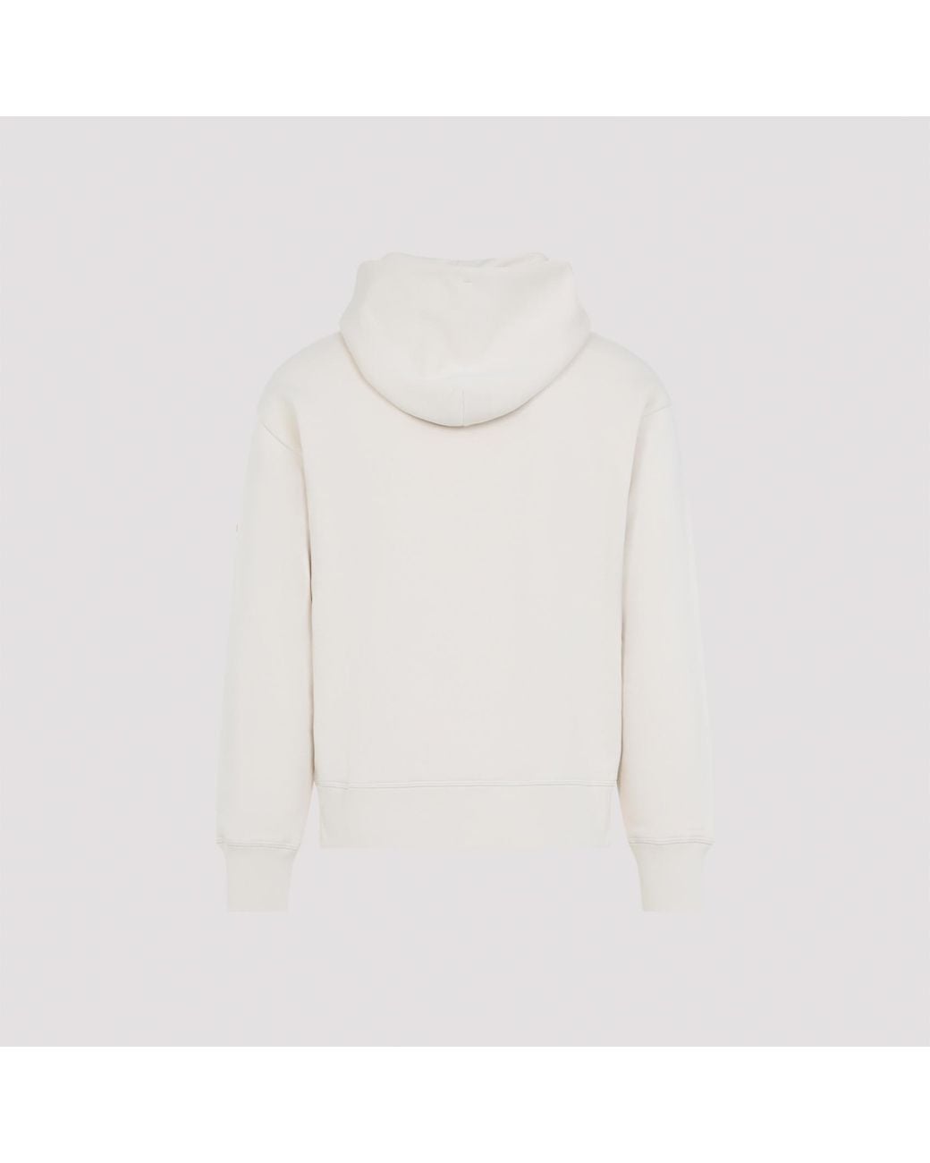 Moncler White Natural Sweater Hoodie for men