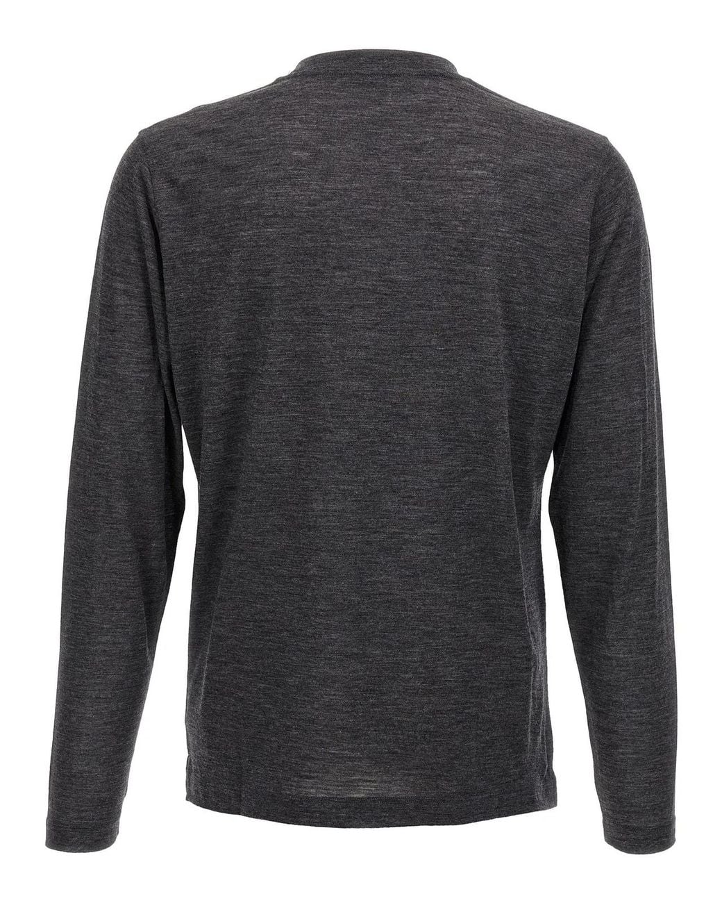 Zanone Gray Light Wool T-Shirt for men