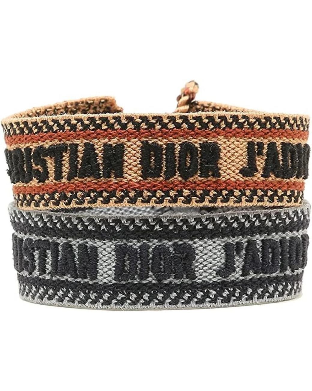 Dior Black Ss21 Bracelet
