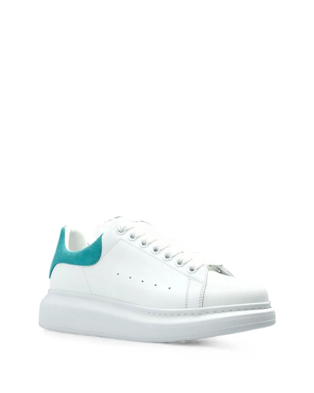 McQueen Blue Calfskin Sneakers