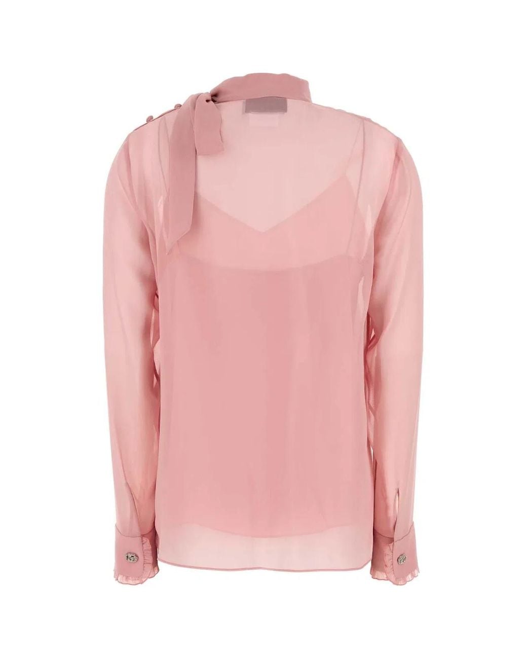 Gucci Pink Crepe Blouse