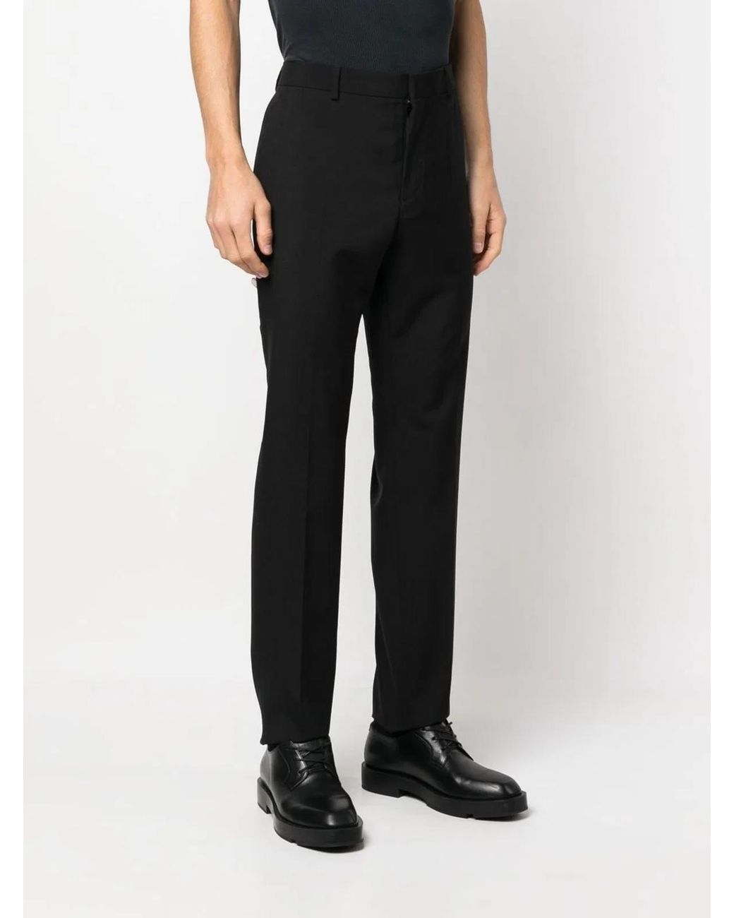 Valentino Garavani Black Wool Pant for men