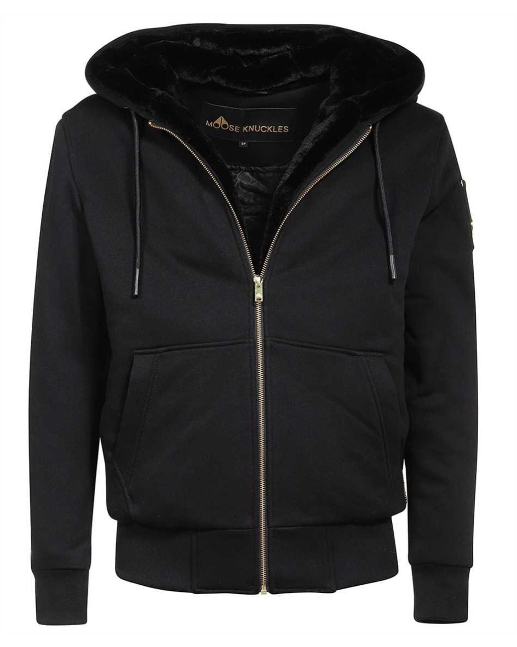 Moose Knuckles Black Linden Bunny Down Jacket for men