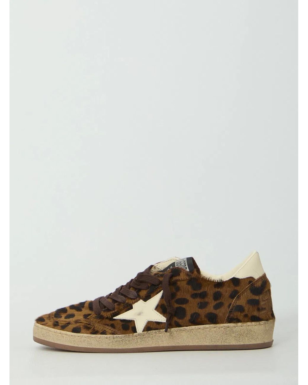 Golden Goose Deluxe Brand Brown Ball Star Sneakers