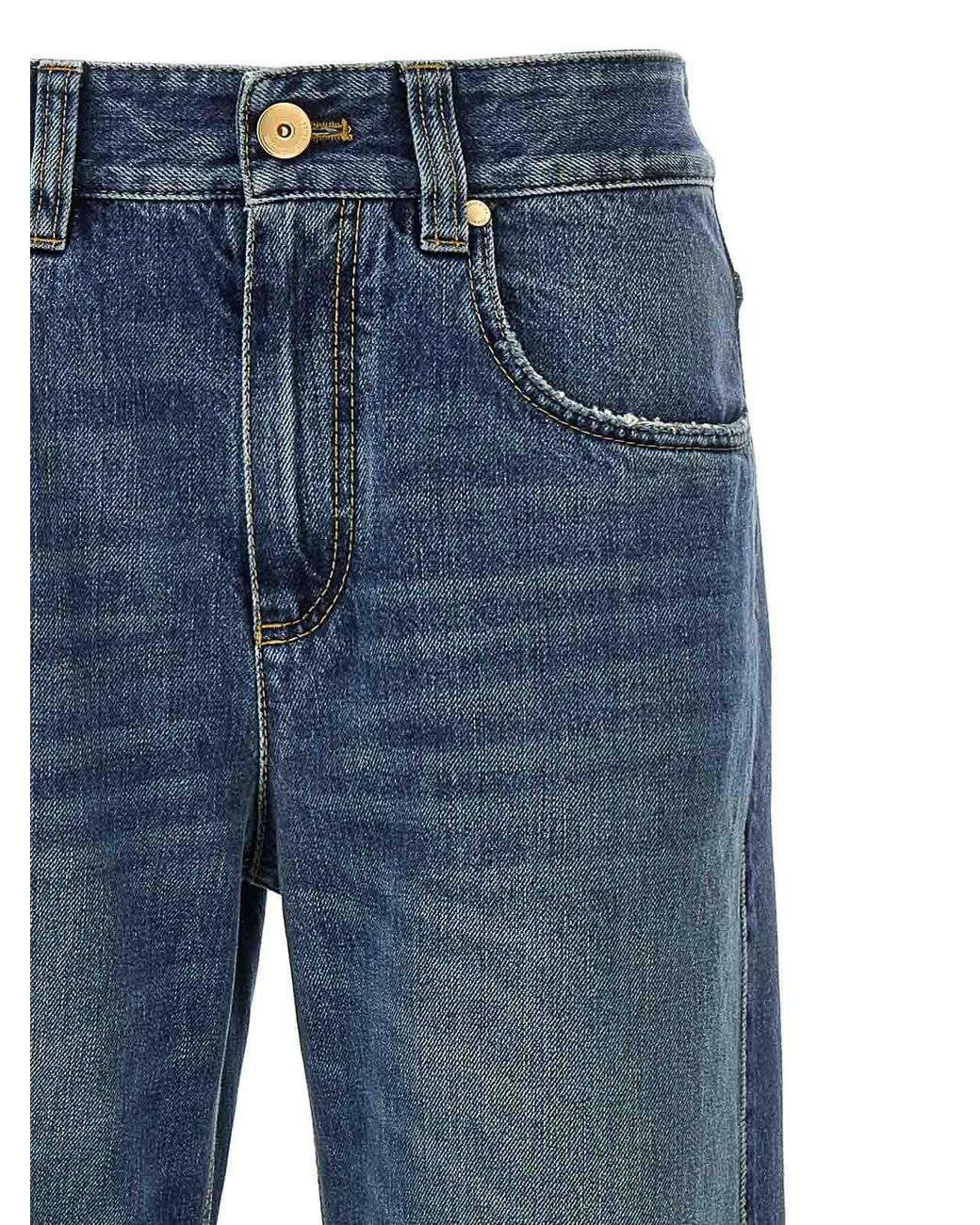 Brunello Cucinelli Blue Contemporary Loose Jeans