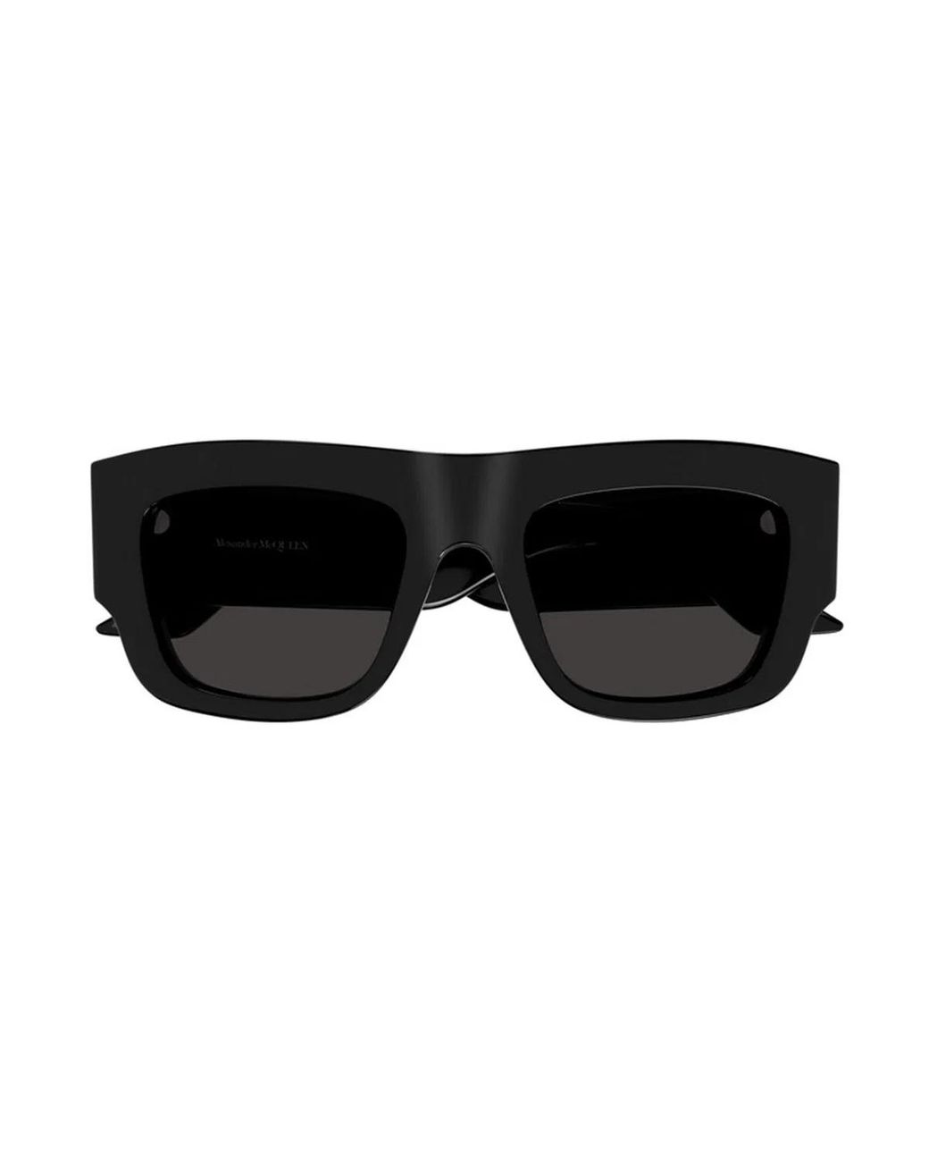 McQueen Black Acetate Sunglasses