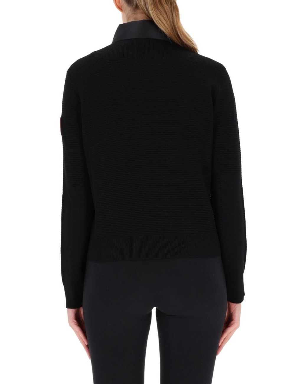 Canada Goose Black Hybridge Wool Jacket