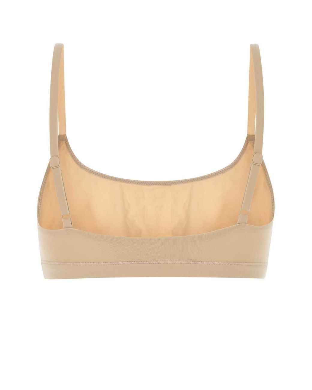 Skims White Sand Stretch Nylon Bra