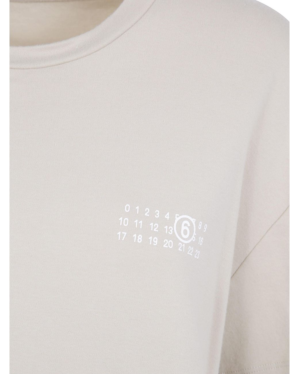MM6 by Maison Margiela White Classic T-Shirt