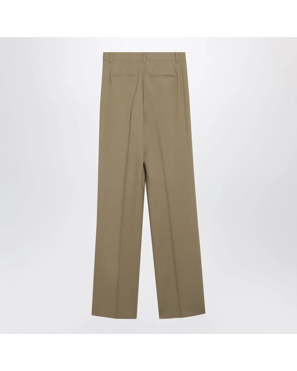 Max Mara Natural Wideleg Trousers