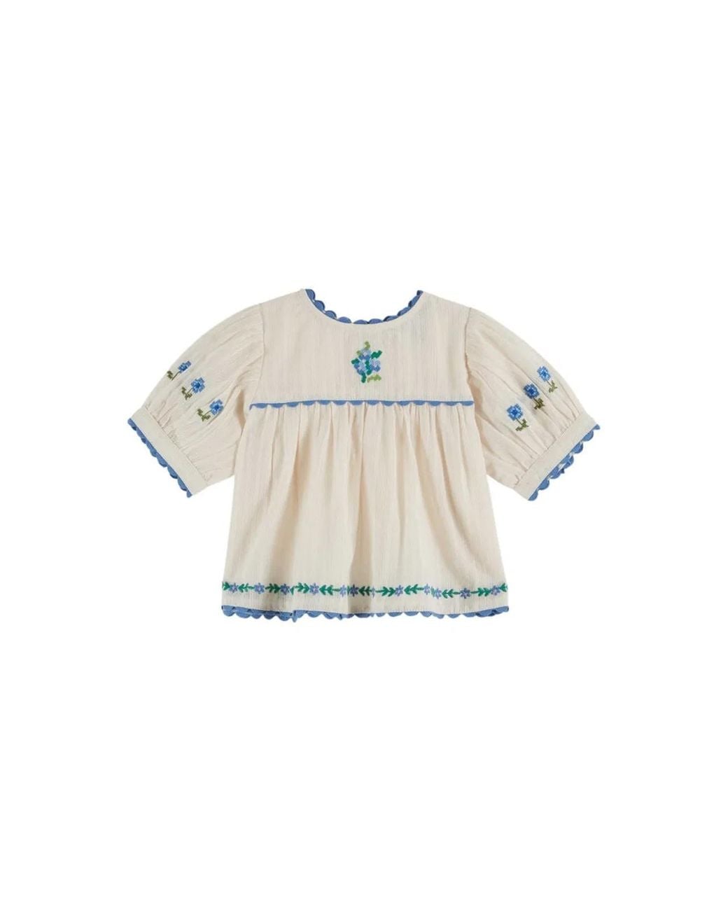 Emile Et Ida White Emile & Ida Vestito Blouse Brodee