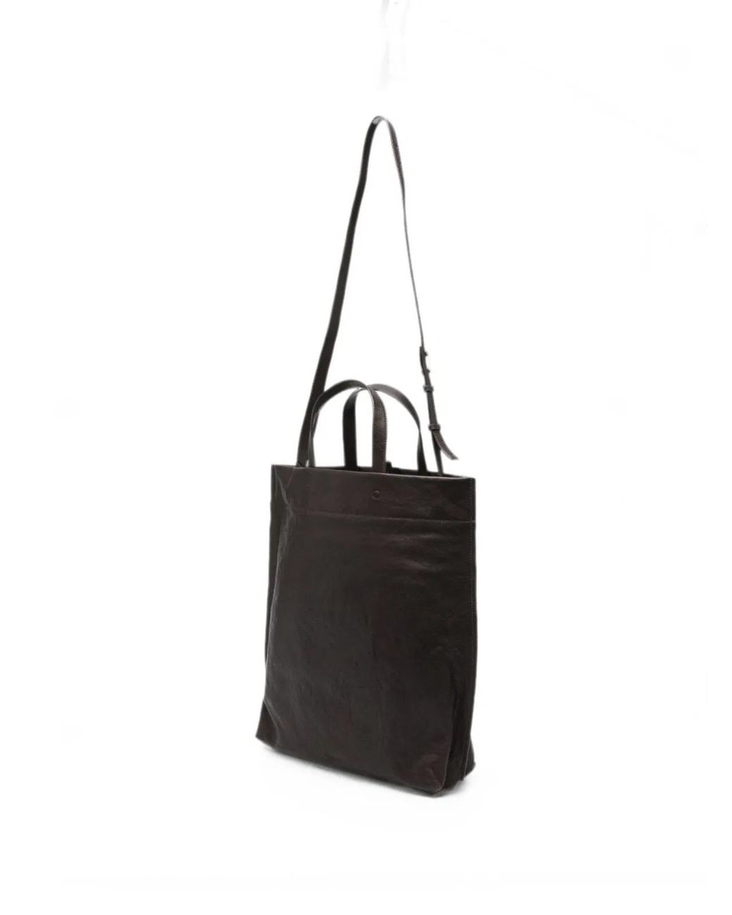 Lihann George Black Jani Leather Tote Bag
