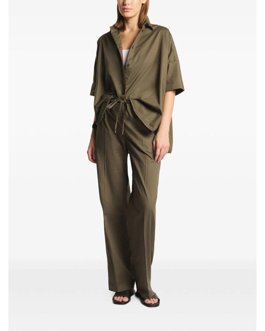 Fay Green Cotton Shirt