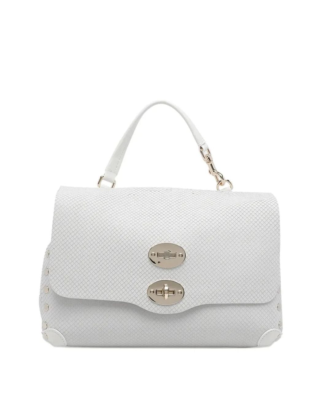 Zanellato White "Postina Amoretto" Small Messenger Bag