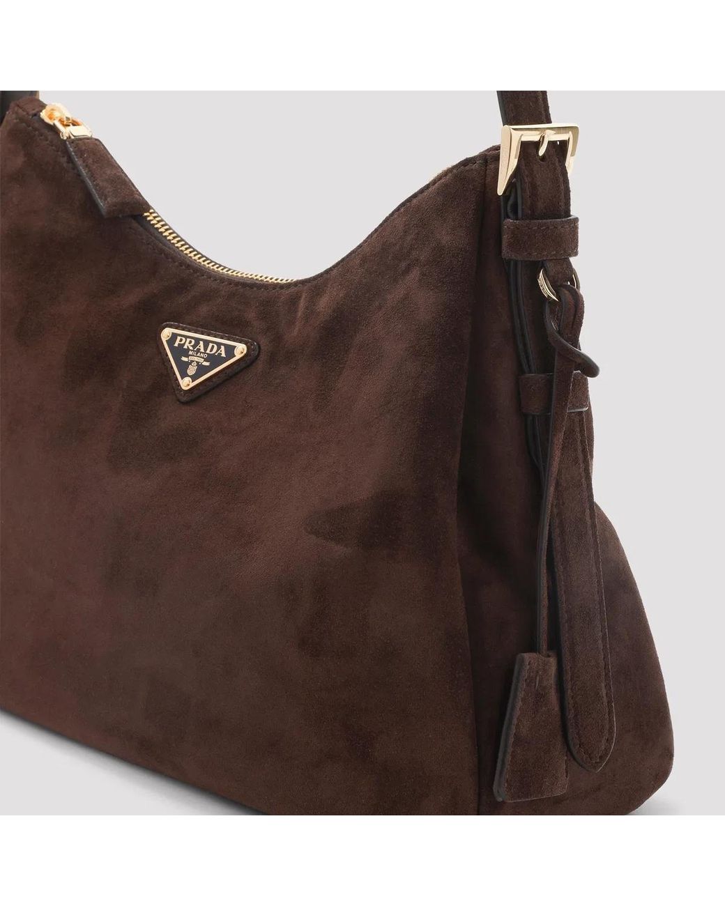 Prada Brown Moro Shoulder Bag