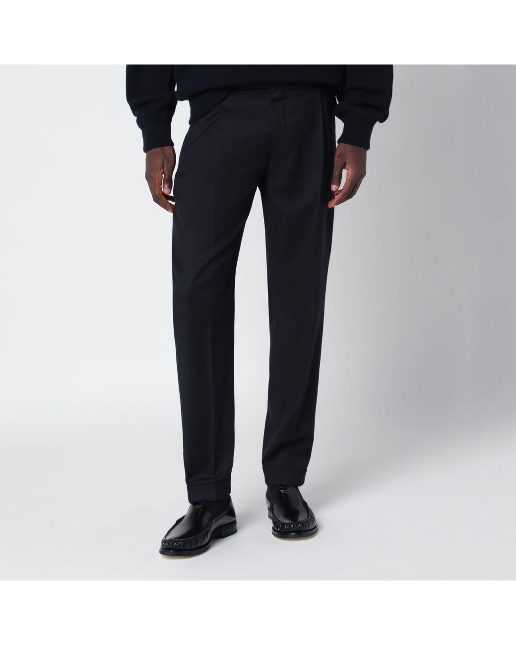 PT01 Blue Rebel Wool Trousers for men