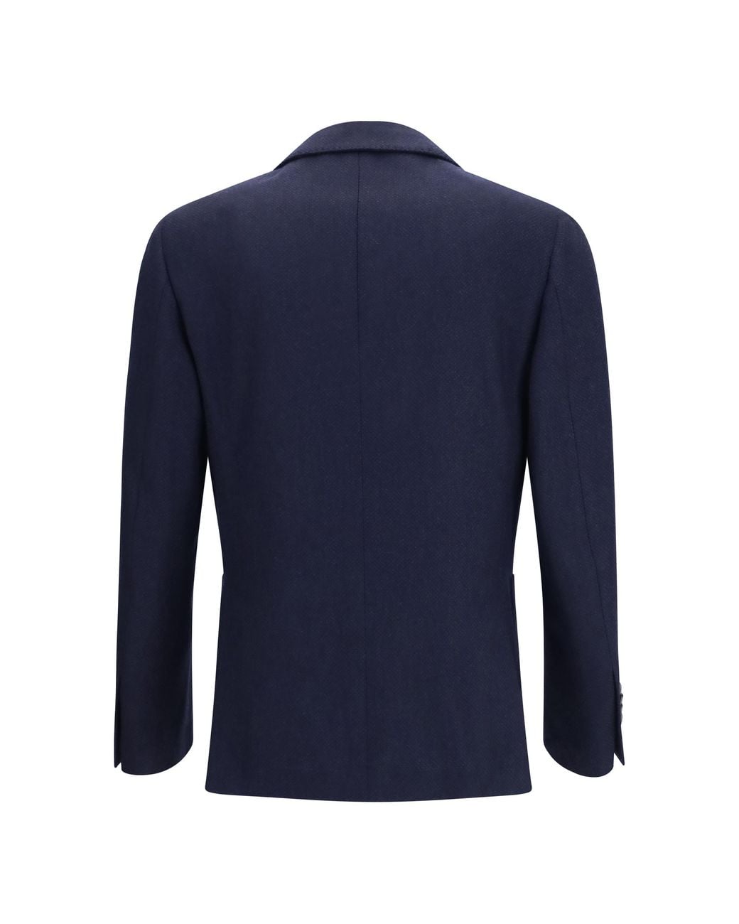 Lardini Blue Single-Breasted Wool And Cashmere Jacket for men