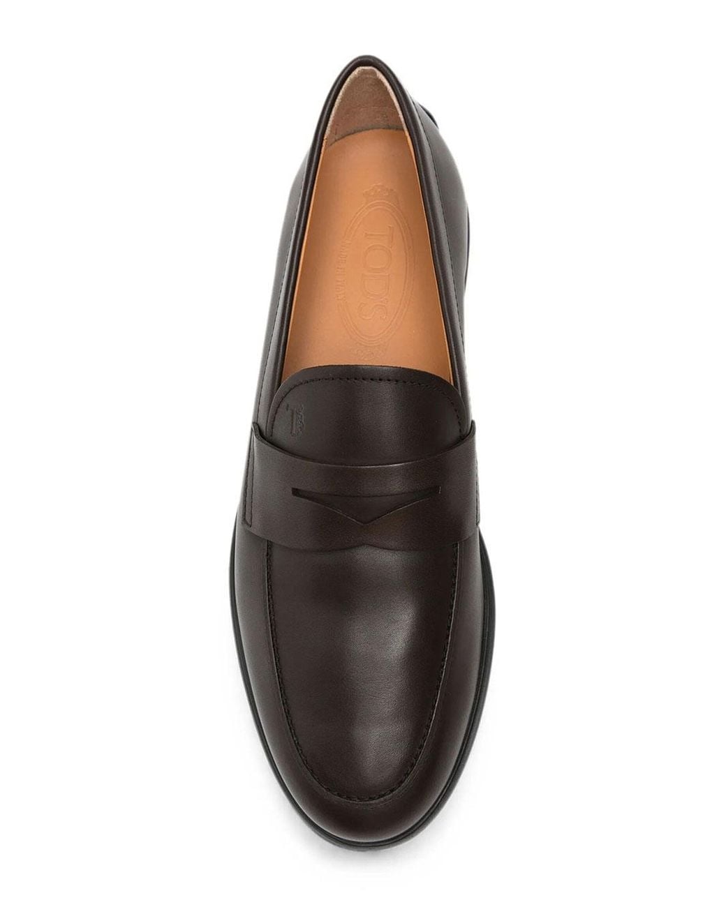Tod's Gray Leather Loafer for men
