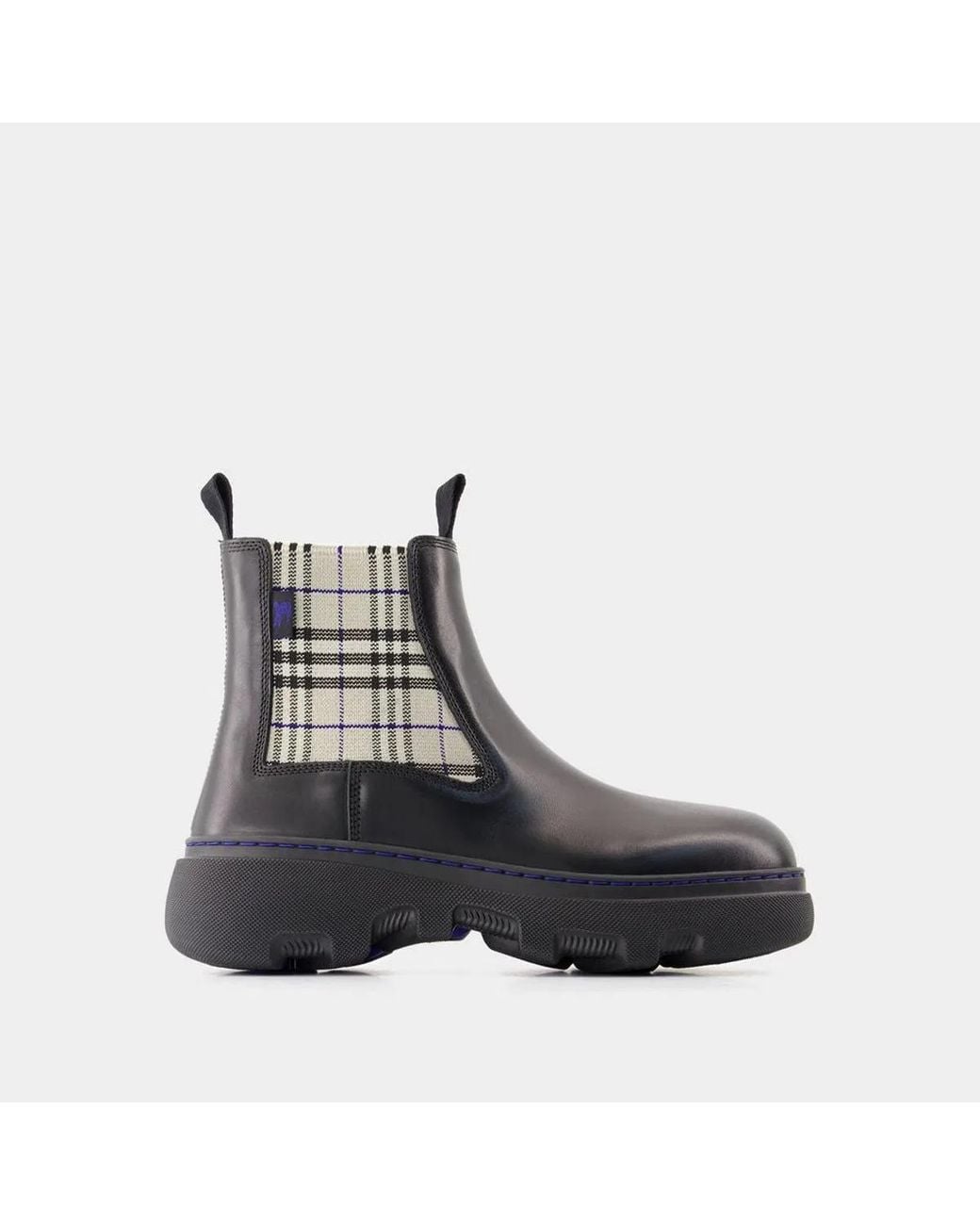 Burberry Black Creeper Chelsea Low Ankle Boots