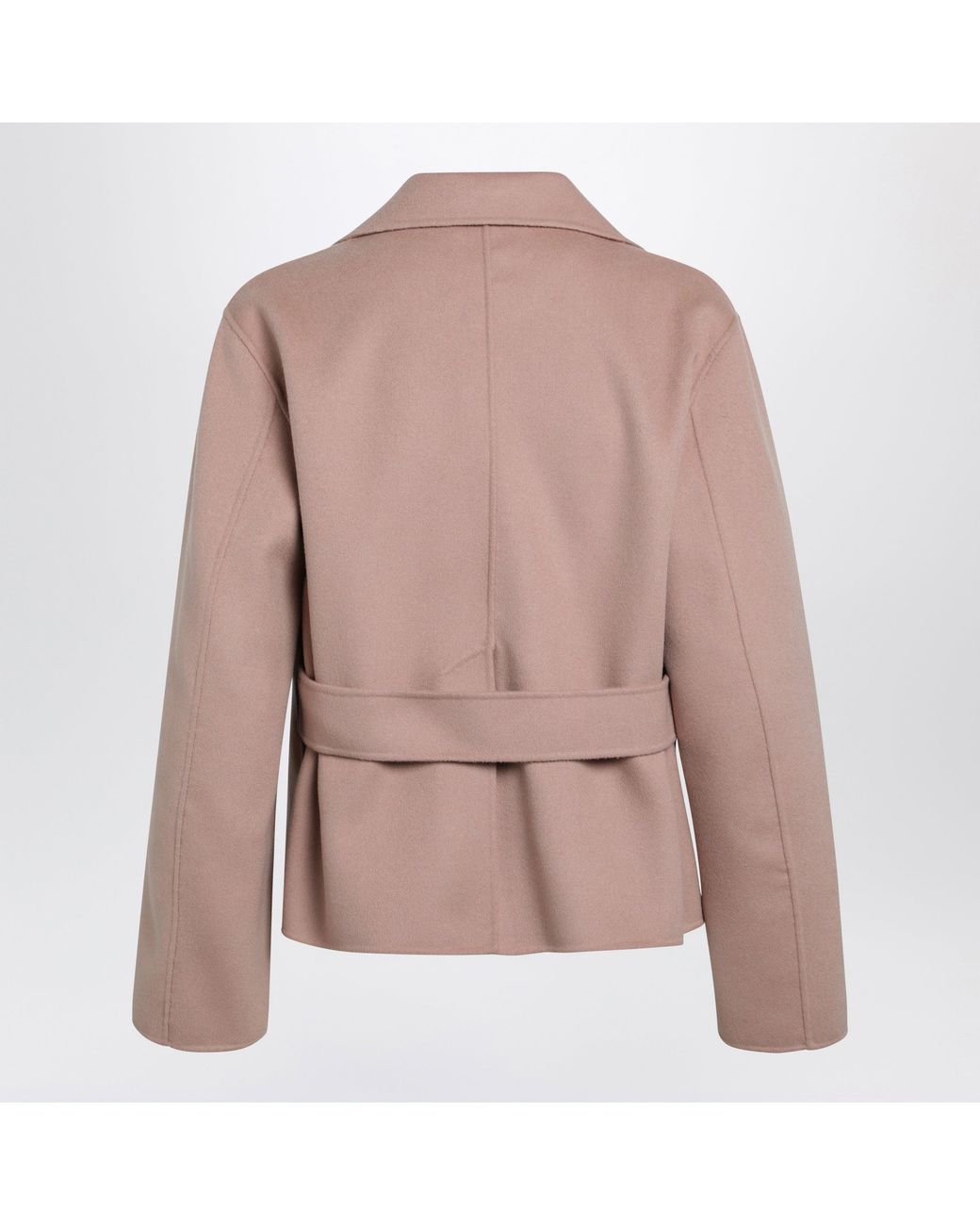Weekend by Maxmara Pink Cropped Wool Jacket