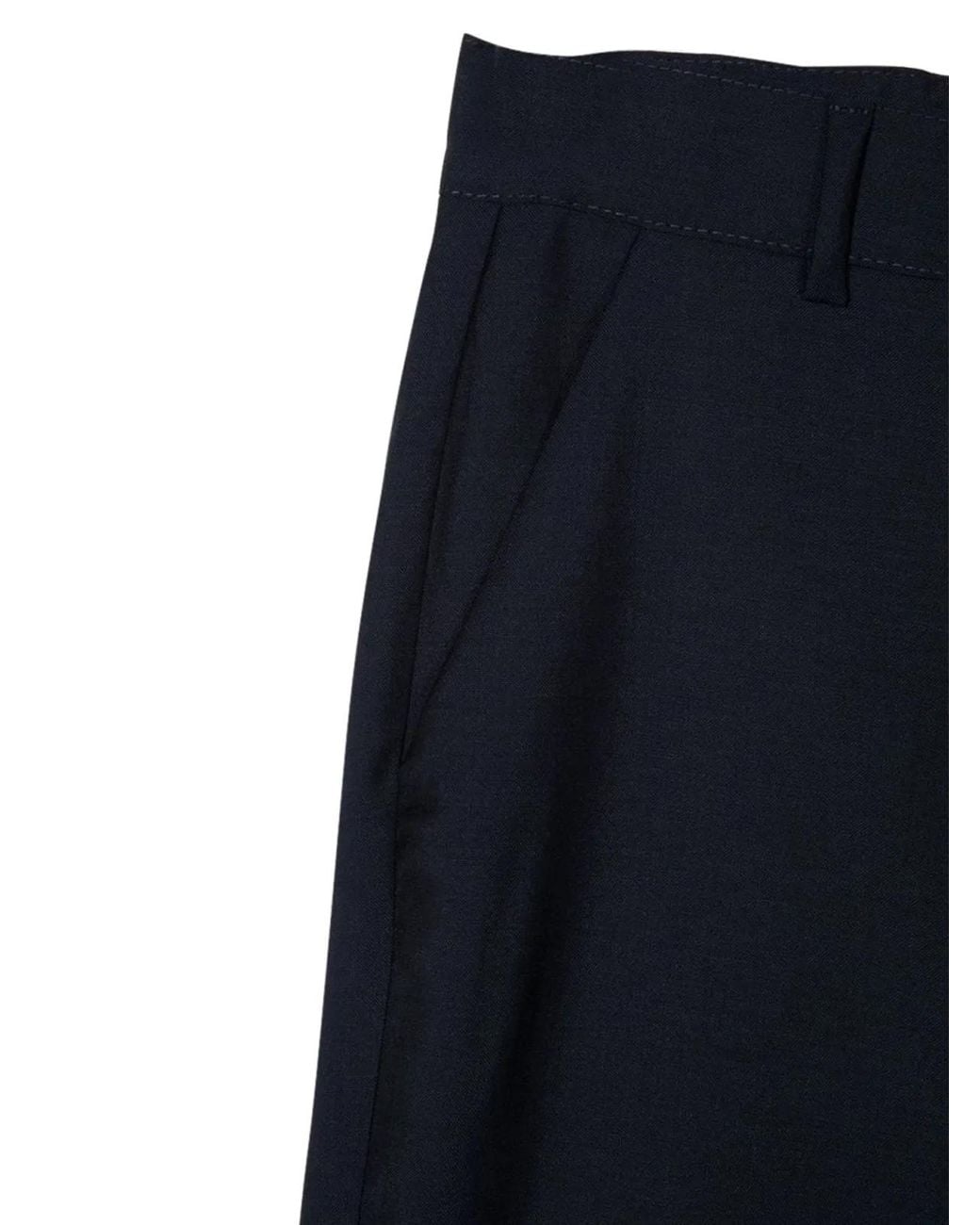 Fay Blue Fabric Bermuda Shorts