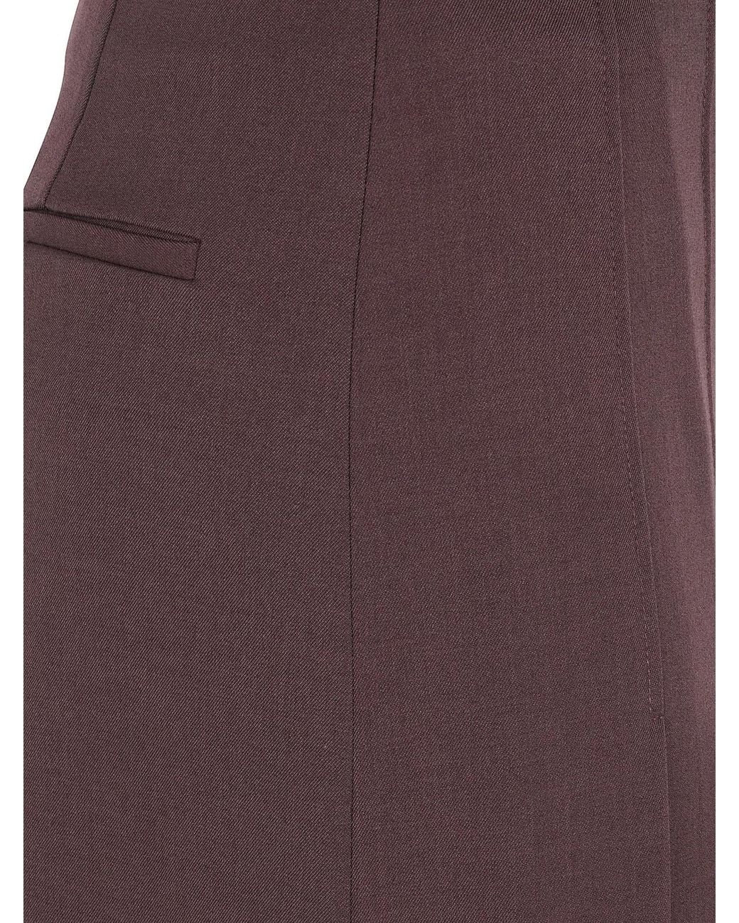 DR. HOPE Purple Asymetrical Midi Skirt