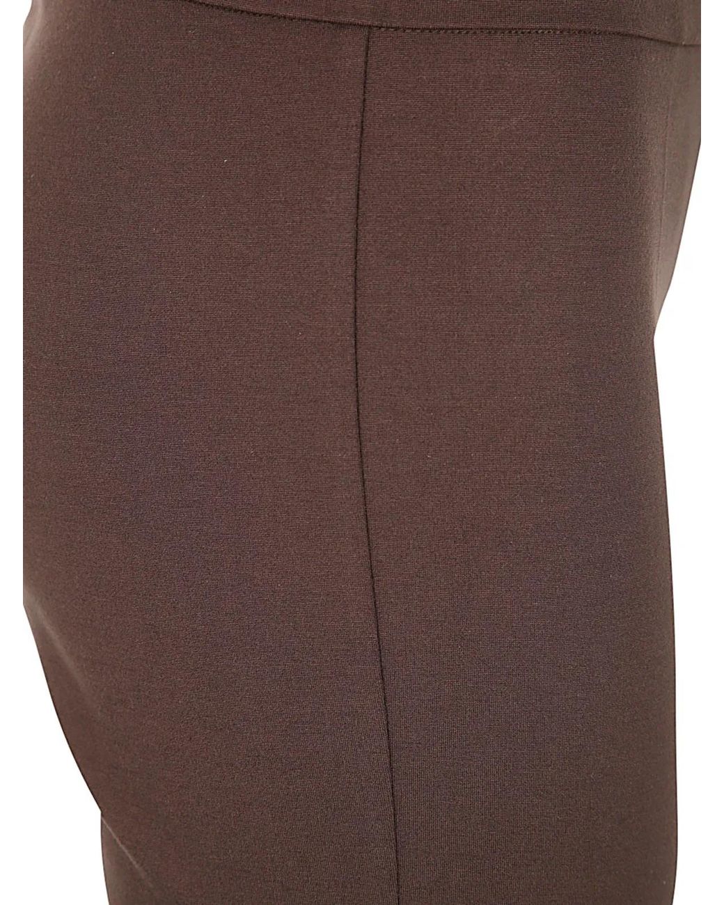 DR. HOPE Brown Gym Flare Trousers