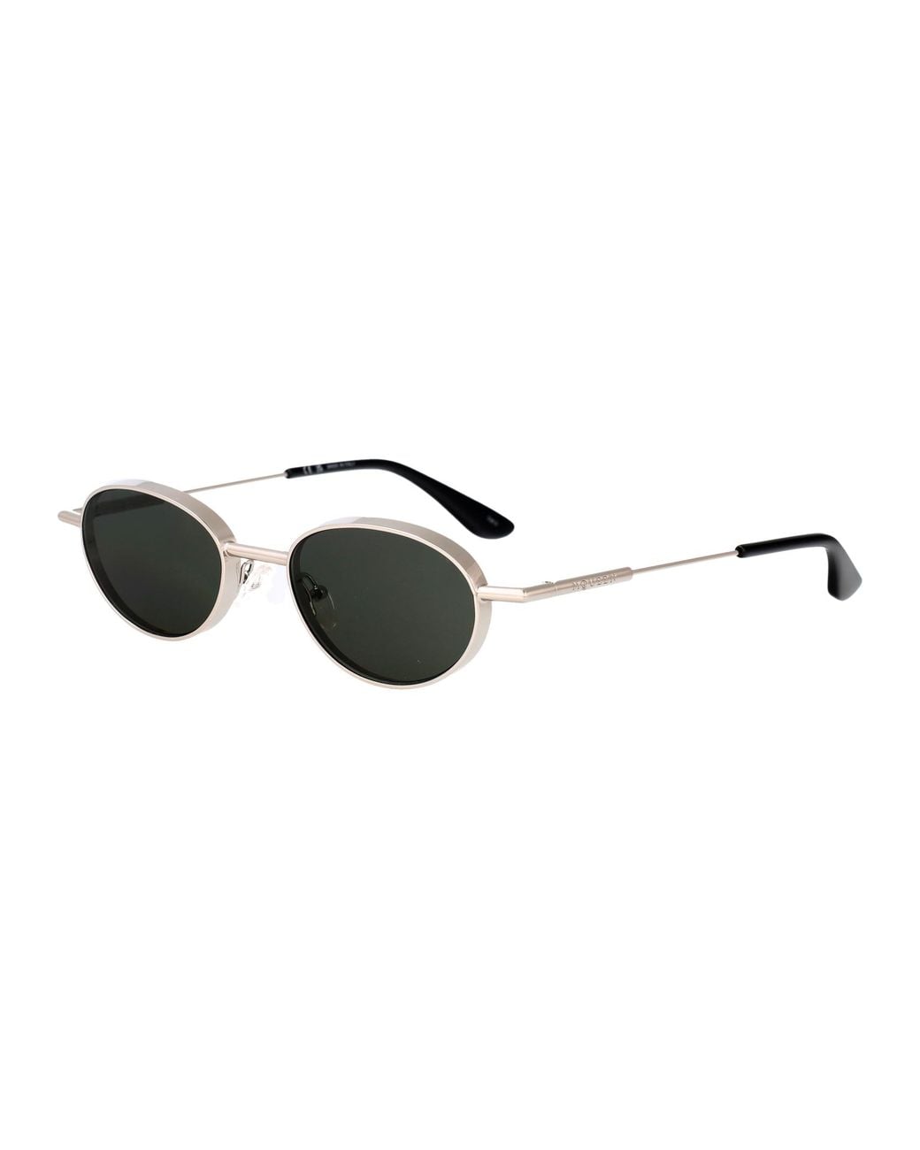 McQueen Metallic Metal Sunglasses