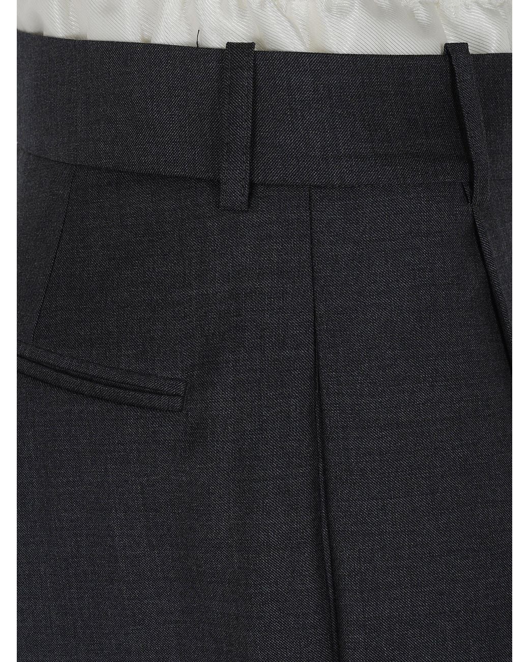 Rohe Blue Boxer Detailed Trousers