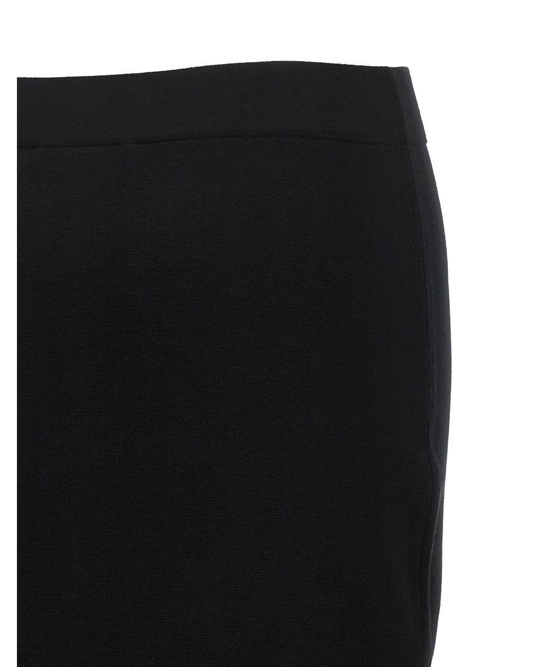 Max Mara Black 'Gamma' Knit Sheath Skirt
