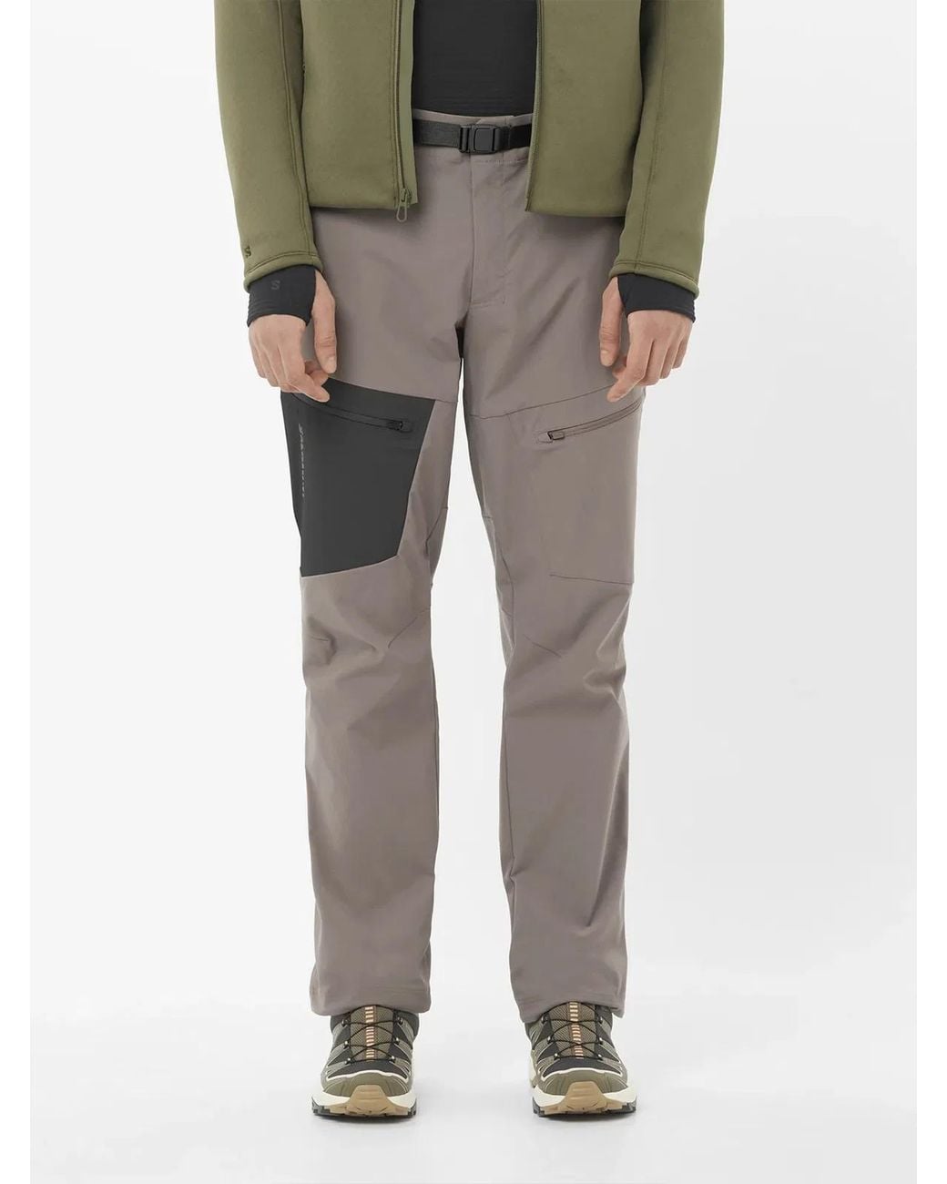 Salomon Gray Outerpath Utility Pants for men