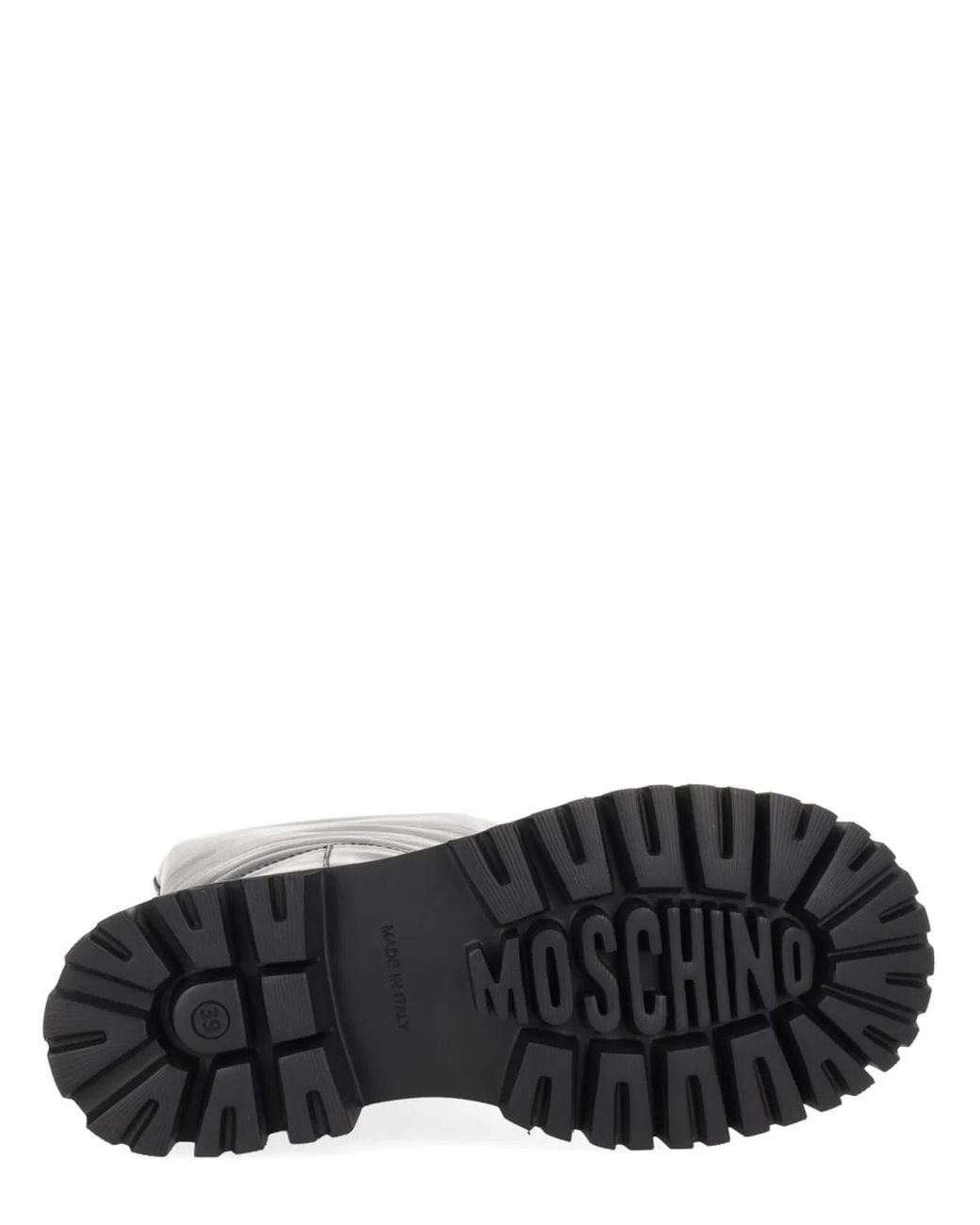 Moschino Couture Black Boot Zipper