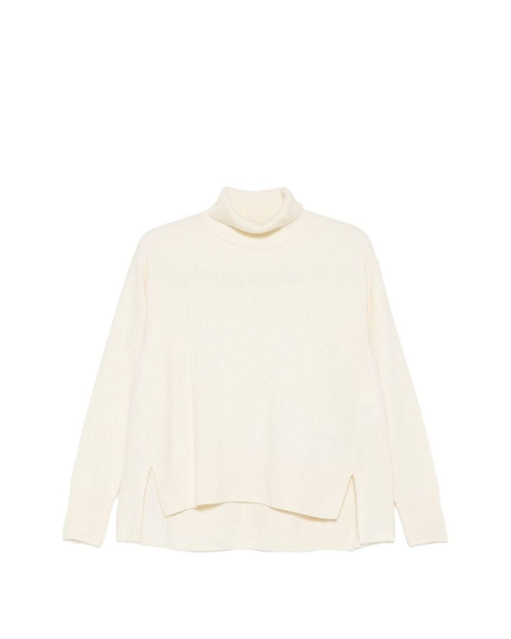 C.t. Plage Natural Wool Turtle-Neck Jumper