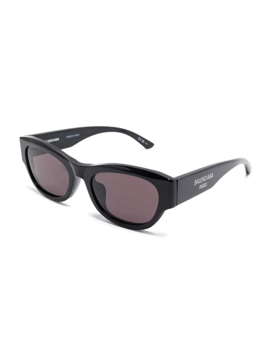 Balenciaga Black Recycled Acetate Sunglasses