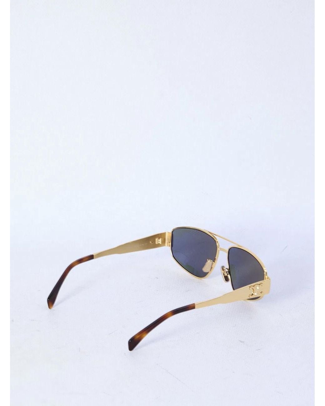 Céline White Triomphe Sunglasses for men