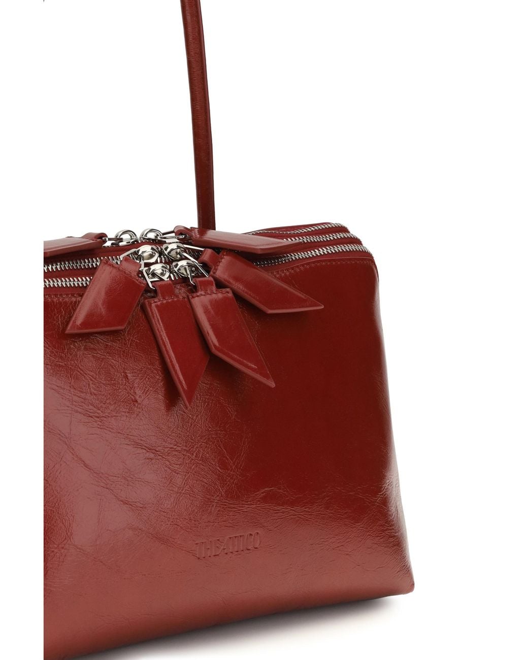 The Attico Red L'Altra Di Milano Shoulder Bag