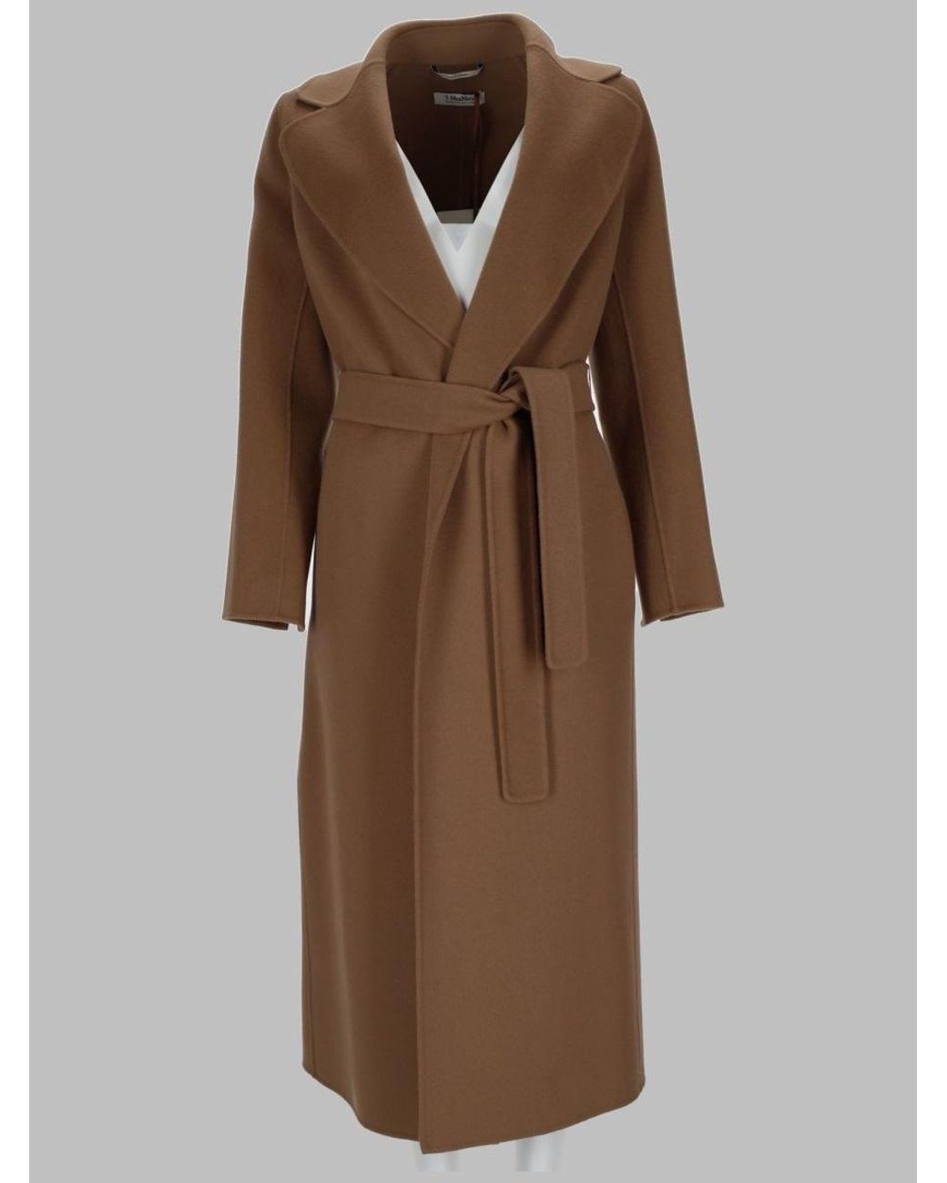 Max Mara Brown S Max Mara Cappotto A Vestaglia